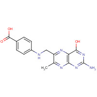 Pteroic Acid (CAS: 119-24-4) - Chemical Structure and Molecular Formula 