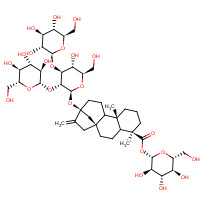 Rebaudioside A (CAS: 58543-16-1) - Chemical Structure and Molecular Formula 