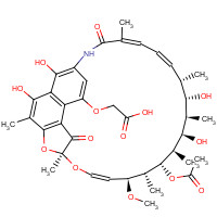 Rifamycin B (CAS: 13929-35-6) - Chemical Structure and Molecular Formula 