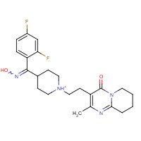 Risperidone E-Oxime Impurity (CAS: 691007-09-7) - Chemical Structure and Molecular Formula 