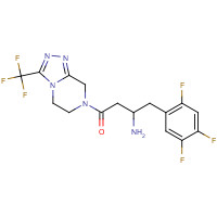 rac-Sitagliptin (CAS: 823817-56-7) - Chemical Structure and Molecular Formula 
