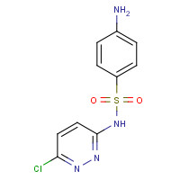 Sulfachlorpyridazine (CAS: 80-32-0) - Chemical Structure and Molecular Formula 
