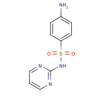 Sulfadiazine (CAS: 68-35-9) - Chemical Structure and Molecular Formula 