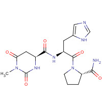 Taltirelin (CAS: 103300-74-9) - Chemical Structure and Molecular Formula 