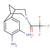 2,3,4,5-Tetrahydro-3-(trifluoroacetyl)-1,5-methano-1H-3-benzazepine-7,8-diamine (CAS: 230615-69-7) - Chemical Structure and Molecular Formula 