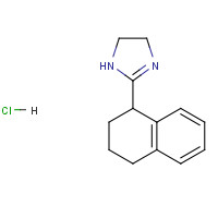 Tetrahydrozoline Hydrochloride (CAS: 522-48-5) - Chemical Structure and Molecular Formula 