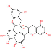 Theaflavin (CAS: 4670-05-7) - Chemical Structure and Molecular Formula 