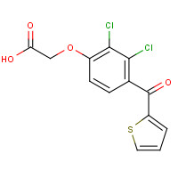 Ticrynafen (CAS: 40180-04-9) - Chemical Structure and Molecular Formula 