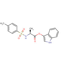 N-Tosyl-L-alanyloxyindole (CAS: 75062-54-3) - Chemical Structure and Molecular Formula 