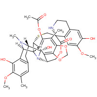 Trabectedin (CAS: 114899-77-3) - Chemical Structure and Molecular Formula 