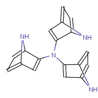 Tris(p-aminophenyl)amine (CAS: 5981-09-9) - Chemical Structure and Molecular Formula 