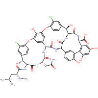 Vancomycin Aglycon (CAS: 82198-76-3) - Chemical Structure and Molecular Formula 