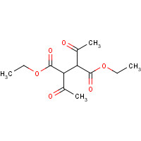 3,4-Bis(ethoxycarbonyl)hexane-2,5-dione (CAS: 2049-86-7) - Chemical Structure and Molecular Formula 