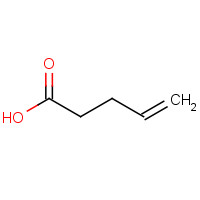 4-Pentenoic acid (CAS: 591-80-0) - Chemical Structure and Molecular Formula 