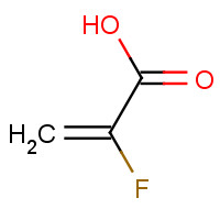 2-Fluoropropenoic acid (CAS: 430-99-9) - Chemical Structure and Molecular Formula 