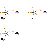 Tris[(trifluoroethoxy)methane] (CAS: 58244-27-2) - Chemical Structure and Molecular Formula 