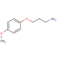 3-(4-Methoxy-phenoxy)-propylamine (CAS: 100841-00-7) - Chemical Structure and Molecular Formula 