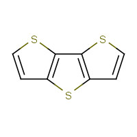 Dithieno[2,3-b:2',3'-d]thiophene (CAS: 3593-75-7) - Chemical Structure and Molecular Formula 