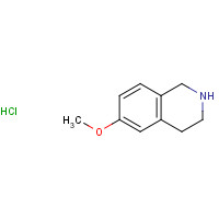 6-Methoxy-1,2,3,4-tetrahydroisoquinoline hydrochloride (CAS: 57196-62-0) - Chemical Structure and Molecular Formula 