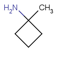 1-Methyl-cyclobutylamine (CAS: 40571-47-9) - Chemical Structure and Molecular Formula 