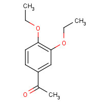 1-(3,4-Diethoxyphenyl)ethanone (CAS: 1137-71-9) - Chemical Structure and Molecular Formula 