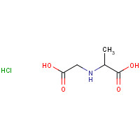 2-[(Carboxymethyl)amino]propanoic acid hydrochloride (CAS: 33012-75-8) - Chemical Structure and Molecular Formula 