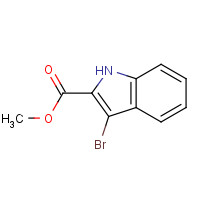 Methyl 3-bromo-1H-indole-2-carboxylate (CAS: 220664-31-3) - Chemical Structure and Molecular Formula 