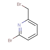 2-Bromo-6-(bromomethyl)pyridine (CAS: 83004-10-8) - Chemical Structure and Molecular Formula 