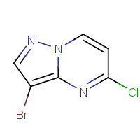 3-Bromo-5-chloropyrazolo[1,5-a]pyrimidine (CAS: 960613-96-1) - Chemical Structure and Molecular Formula 