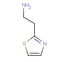 2-Thiazol-2-yl-ethylamine (CAS: 18453-07-1) - Chemical Structure and Molecular Formula 