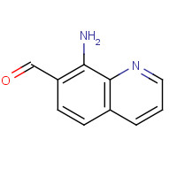 8-Aminoquinoline-7-carbaldehyde (CAS: 158753-17-4) - Chemical Structure and Molecular Formula 