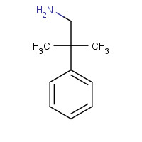 2-Methyl-2-phenylpropan-1-amine (CAS: 21404-88-6) - Chemical Structure and Molecular Formula 