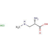 S(+)-2-Amino-3-(methylamino)propionic acid hydrochloride (CAS: 16012-55-8) - Chemical Structure and Molecular Formula 