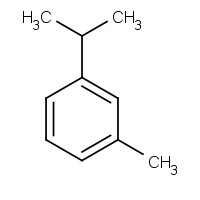 1-Isopropyl-3-methylbenzene (CAS: 535-77-3) - Chemical Structure and Molecular Formula 