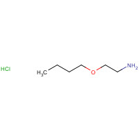 (2-Butoxyethyl)amine hydrochloride (CAS: 6338-52-9) - Chemical Structure and Molecular Formula 