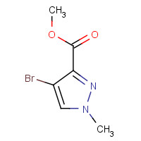 Methyl 4-bromo-1-methyl-1H-pyrazole-3-carboxylate chemical structure Methyl 4-bromo-1-methyl-1H-pyrazole-3-carboxylate (CAS: 211738-66-8) - Chemical Structure and Molecular Formula