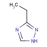 3-Ethyl-1H-1,2,4-triazole (CAS: 7411-16-7) - Chemical Structure and Molecular Formula 