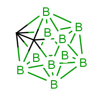 o-Carborane (CAS: 16872-09-6) - Chemical Structure and Molecular Formula 
