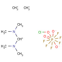 2-Chloro-1,3-bis(dimethylamino)trimethinium hexafluorophosphate (CAS: 291756-76-8) - Chemical Structure and Molecular Formula 