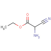 Ethyl 2-amino-2-cyanoacetate chemical structure Ethyl 2-amino-2-cyanoacetate (CAS: 32683-02-6) - Chemical Structure and Molecular Formula