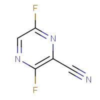 3,6-Difluoropyrazine-2-carbonitrile (CAS: 356783-28-3) - Chemical Structure and Molecular Formula 