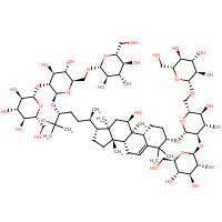 mogroside VI (CAS: 89590-98-7) - Chemical Structure and Molecular Formula 