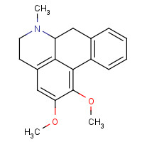 1,2-Dimethoxy-6-methyl-5,6,6a,7-tetrahydro-4H-dibenzo[de,g]quinoline (CAS: 475-83-2) - Chemical Structure and Molecular Formula 