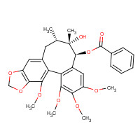 Schisantherin A (CAS: 58546-56-8) - Chemical Structure and Molecular Formula 
