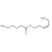 (3Z)-Hex-3-en-1-yl hexanoate (CAS: 31501-11-8) - Chemical Structure and Molecular Formula 