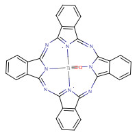 Titanyl phthalocyanine (CAS: 26201-32-1) - Chemical Structure and Molecular Formula 