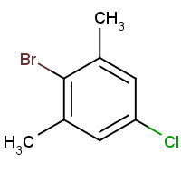 2-Bromo-5-chloro-1,3-dimethylbenzene (CAS: 103724-99-8) - Chemical Structure and Molecular Formula 