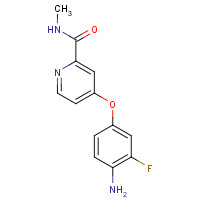 4-(4-AMINO-3-FLUOROPHENOXY)-N-METHYLPICOLINAMIDE chemical structure 4-(4-AMINO-3-FLUOROPHENOXY)-N-METHYLPICOLINAMIDE (CAS: 757251-39-1) - Chemical Structure and Molecular Formula