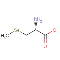 3-(Methylselanyl)-L-alanine (CAS: 26046-90-2) - Chemical Structure and Molecular Formula 