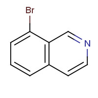 8-Bromoisoquinoline (CAS: 3999-38-0) - Chemical Structure and Molecular Formula 